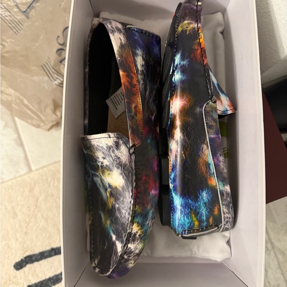 Colorful Galaxy Print Loafers - Picture 2 of 6